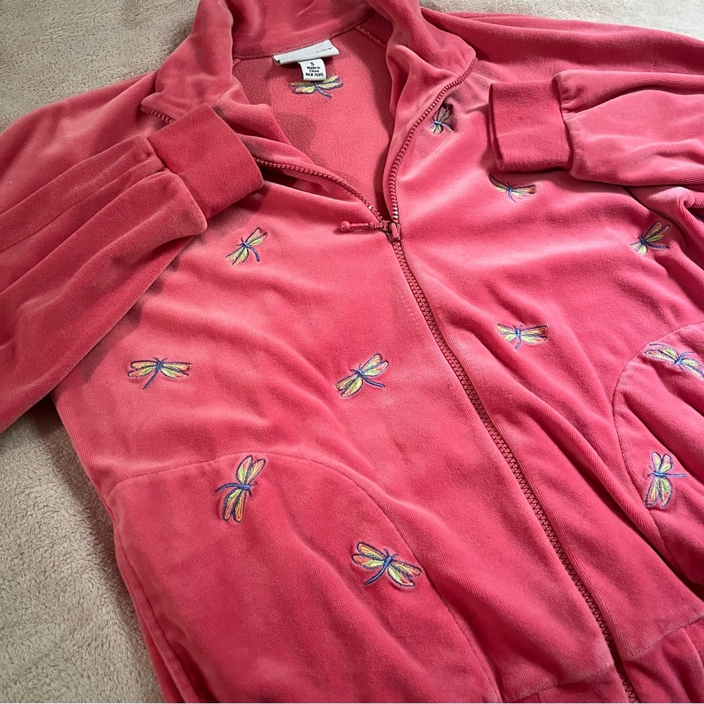 **SET** Pink suede dragonfly matching set - the tog shop